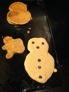 Snowman Pancake